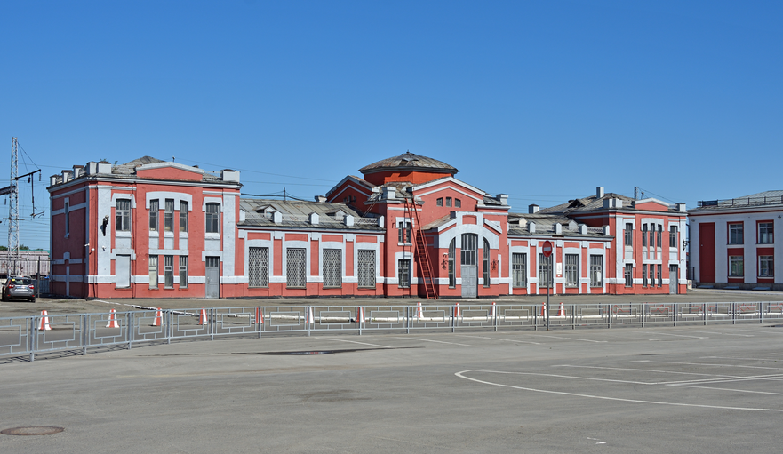 Старое здание вокзала Барнаул)